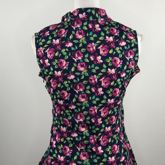 Tokyo Talkies Floral Sleeveless Dress S - Picture 7 of 8